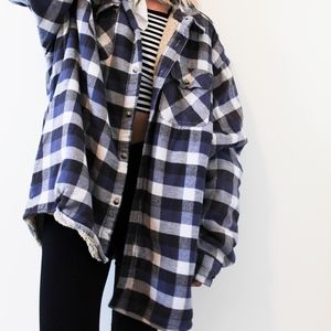 Wrangler Sherpa Lined Flannel Shirt Jacket 2X